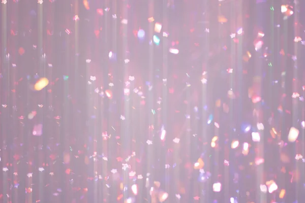 Glamorous Faded Pink Background Flying Confetti Sparkles — Stock Photo, Image