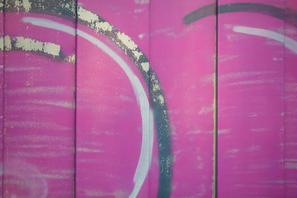 Частина Абстрактної Гравітації Різнокольорові Яскравими Штрихами Пофарбована Бетонна Стіна — стокове фото