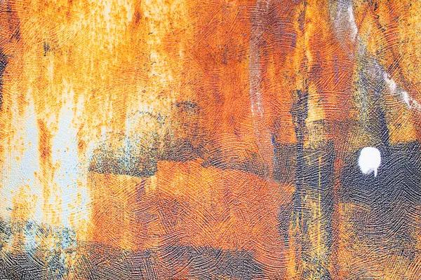 Grunge Muster Einer Rostigen Wand Auf Tapete — Stockfoto