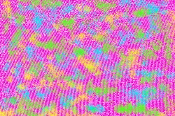 Бумаге Розовые Обои Неровные Краски Пятна Неоновых Ярких Цветов — стоковое фото