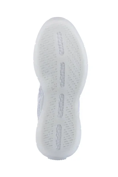 White Rubber Shoe Sole Isolated White Background — Stock Photo, Image
