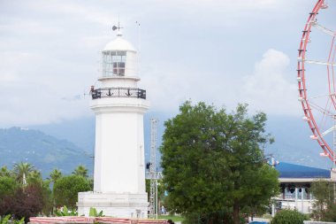 07 Ağustos 2022. Georgia mı? Batum. Batumi 'deki deniz fenerinde..