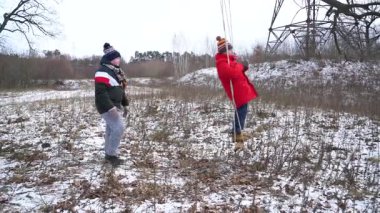 Birlikte geçirdiğimiz mutlu kış anları.