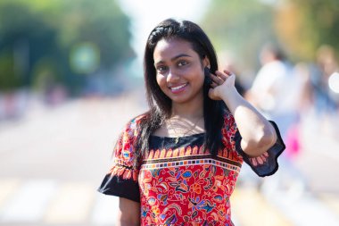 17 Eylül 2023. Beyaz Rusya. Gomel şehri. Farklı ulus ve halkların etnik kültürlerinin bayramı.