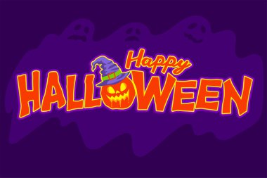 Mutlu Cadılar Bayramı Korkunç Metin Afişi