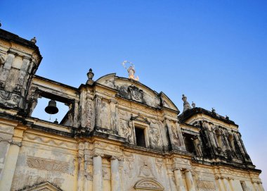 Nikaragua, Orta Amerika 'daki antik Len katedrali.