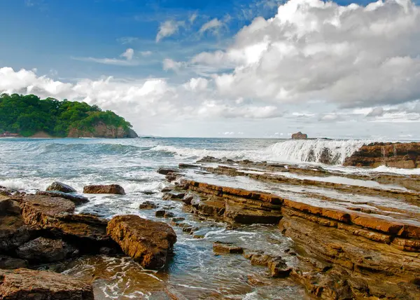 San Juan del Sur, Nikaragua 'daki Marsella Plajı. Orta Amerika.