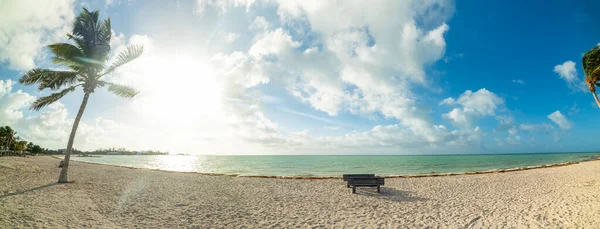 Panorámás Kilátás Sombrero Strandra Reggel Maraton Kulcs Usa — Stock Fotó