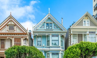 Dünya ünlü boyalı bayanlar San Francisco, California