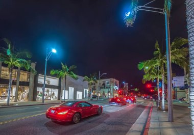 Rodeo Drive, Kaliforniya'da trafik