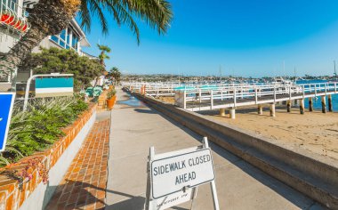 Balboa Island seafront, California