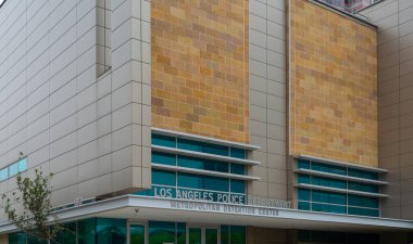 Los Angeles Polis Merkezi, Los Angeles şehir merkezinde. Kaliforniya, ABD