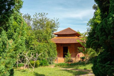 Da Lat, Vietnam - 31 Ekim 2022: Lam Ty Ni Pagoda Tapınağı