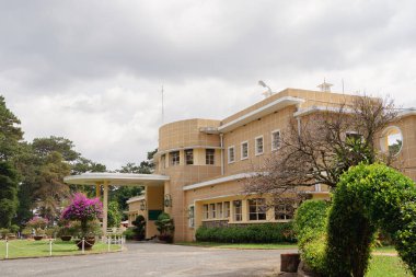 Da Lat, Vietnam - 31 Ekim 2022: Bao Dai Yaz Sarayı 3