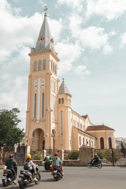 Da Lat, Vietnam - 31 Ekim 2022: St. Nicholas Katedrali