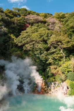 Sea hell Umi Jigoku hot springs in Beppu, Oita, Japan