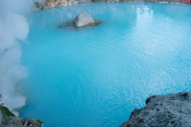 Kamado Jigoku hot springs in Beppu, Oita, Japan