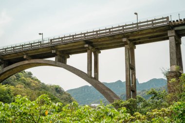 Houtong kedi köyü Ruisan Kömür Taşımacılık Köprüsü New Taipei, Tayvan