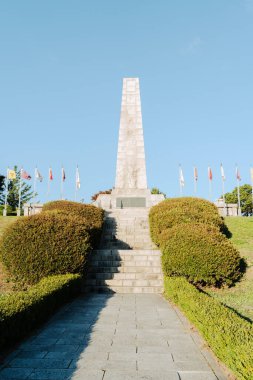 Goyang, Kore - 7 Ekim 2022 Haengjusanseong Kalesinde Haengju Anıtı Muharebesi