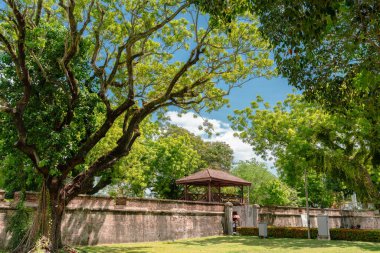 Penang, Malezya - 7 Temmuz 2023 Georgetown Fort Cornwallis