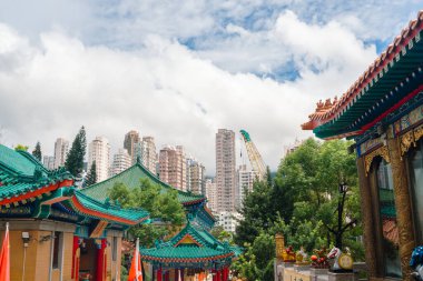 Wong Tai Sin Temple Hong Kong görünümünü