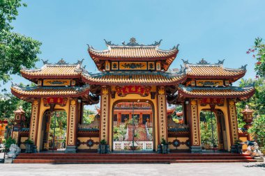 Da Nang, Vietnam - 22 Haziran 2023: Chua My Khe Tapınağı