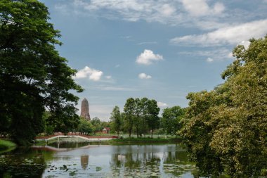 Tayland 'daki Ayutthaya Tarihi Park Bahçesi