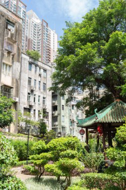 Macau - 20 Eylül 2024: Lou Lim Ioc geleneksel bahçe