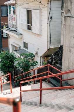 Adınız Kimi no Na wa Suga Tapınağı merdivenleri Tokyo, Japonya