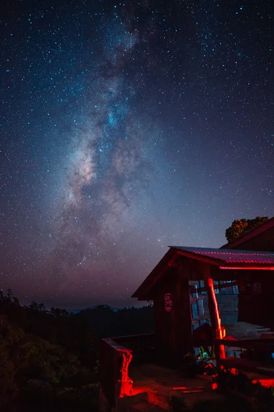 Красивые Звезды Ночью — стоковое фото