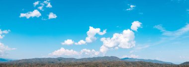 bright sky in day light summer mountains