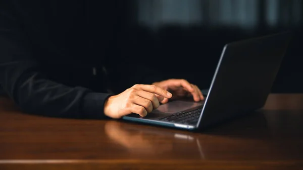 stock image man working on laptop computer at home,Working on laptop computer