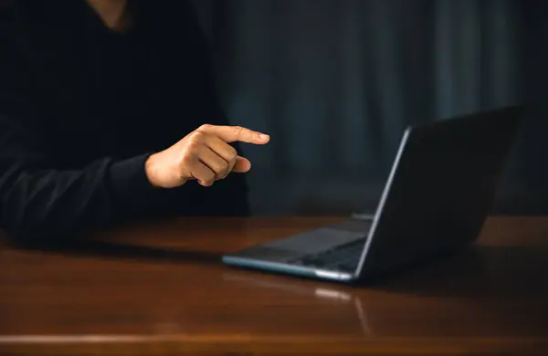 stock image man working on laptop computer at home,Working on laptop computer