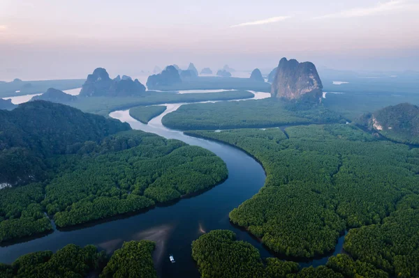 Stock image Take a long-tail boat trip to the sea and Phang Nga Bay