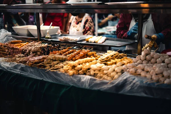 Comida Callejera Mercado Tailandia — Foto de Stock