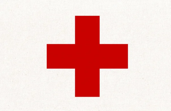 Chernihiv Ukraine October 2022 International Committee Red Cross Flag Icrc — Stock Photo, Image