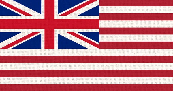 Grand Union Flag Texturovaném Povrchu Kongresová Vlajka Americký Historický Symbol — Stock fotografie