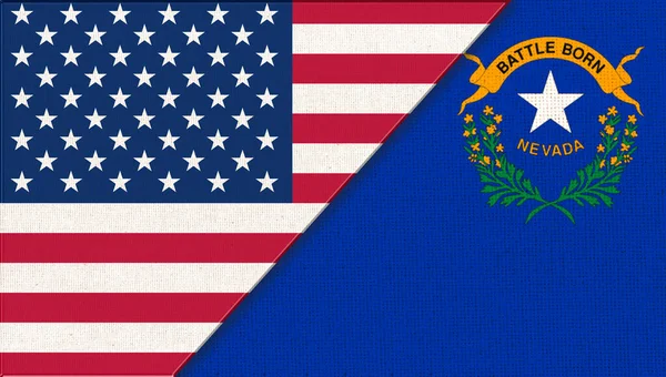 Flags Louisiana United States America Flags Usa Louisiana Political Concept — Stock Photo, Image