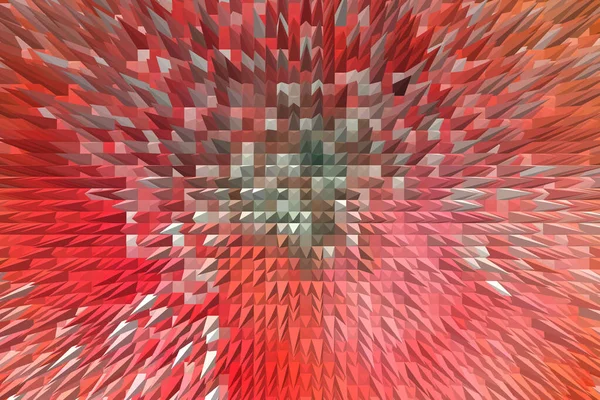 シャープで透明感のあるとげのある赤い抽象的な背景 抽象的な質感 パターン化した背景 — ストック写真
