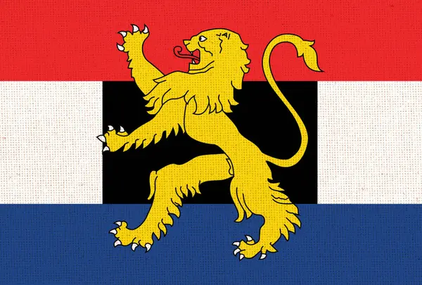 Flag of Benelux Union. European politico-economic union. flag of the Benelux. Fabric texture. political and economic union. formal international intergovernmental cooperation