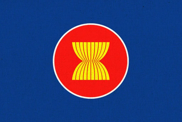 Flag International Organization Association Southeast Asian Nations Flag Asean Flag — Stock Photo, Image