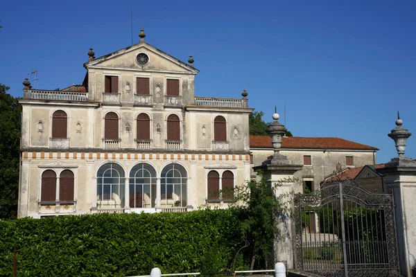 Exteriér Historické Vily Mogliano Veneto Provincii Treviso Benátsko Itálie — Stock fotografie