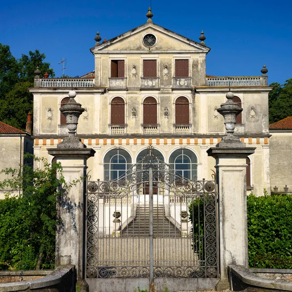 Außenansicht Einer Historischen Villa Mogliano Veneto Der Provinz Treviso Venetien — Stockfoto