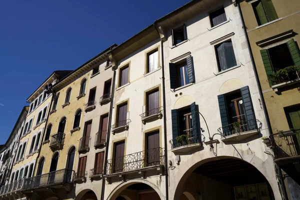 Utanför Historiska Byggnader Treviso Veneto Italien — Stockfoto