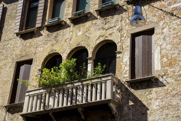 Außenansicht Historischer Gebäude Treviso Venetien Italien — Stockfoto