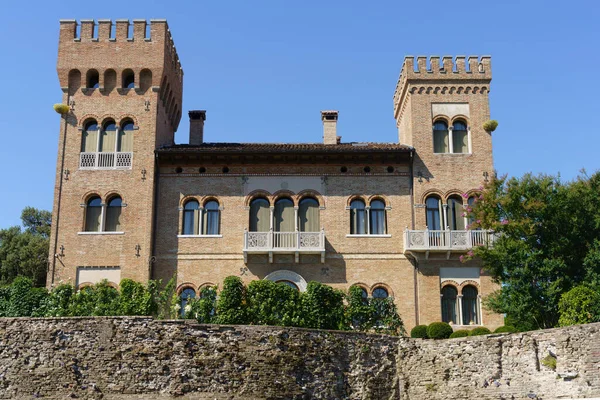 Exteriér Historických Budov Treviso Benátsko Itálie — Stock fotografie