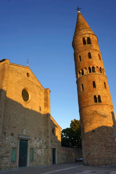 Exterior Historic Duomo Caorle Venice Province Veneto Italy — Stock Photo, Image