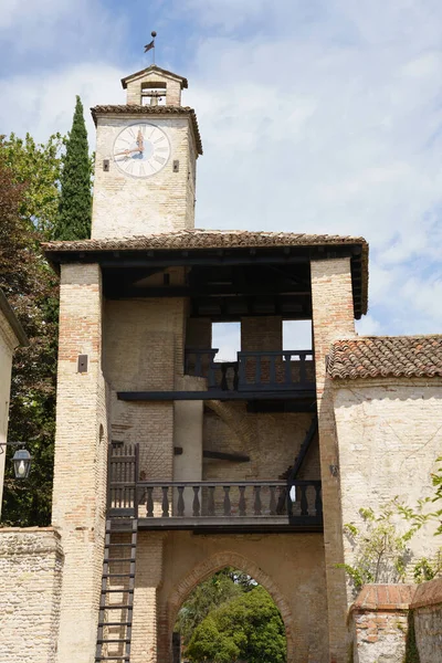 Cordovado Średniowieczna Wioska Prowincji Pordenone Friuli Wenecja Julijska Włochy — Zdjęcie stockowe