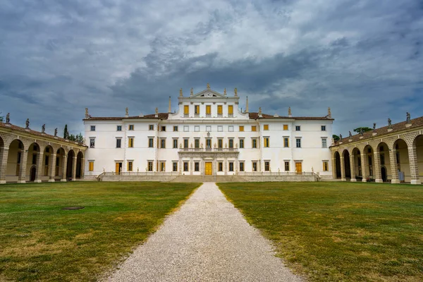 Wnętrze Zabytkowej Willi Manin Passariano Prowincji Udine Friuli Wenecja Julijska — Zdjęcie stockowe