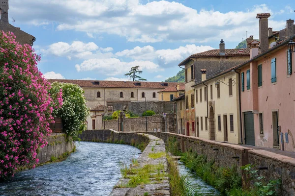 Vittorio Veneto Historické Město Provincii Treviso Benátsko Itálie — Stock fotografie